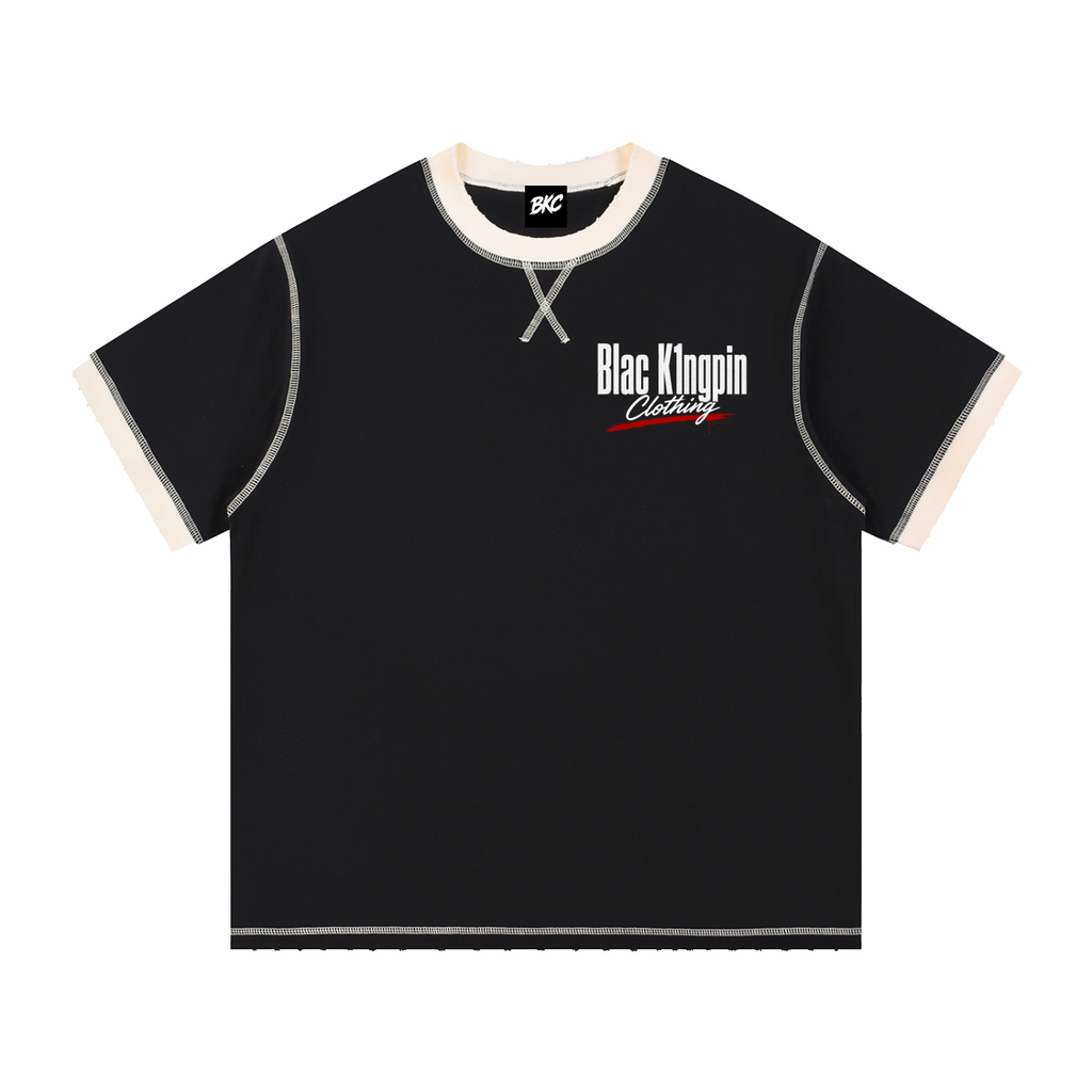 Contrast-Stitched Cotton T-Shirt