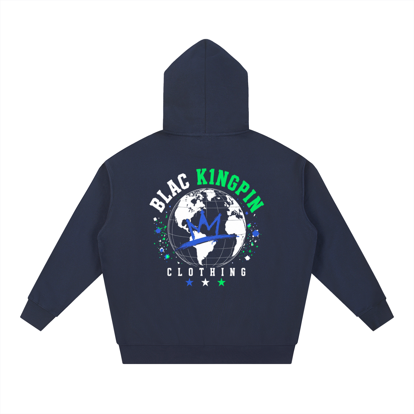 BKC Paint Splatter Logo Pullover Hoodie