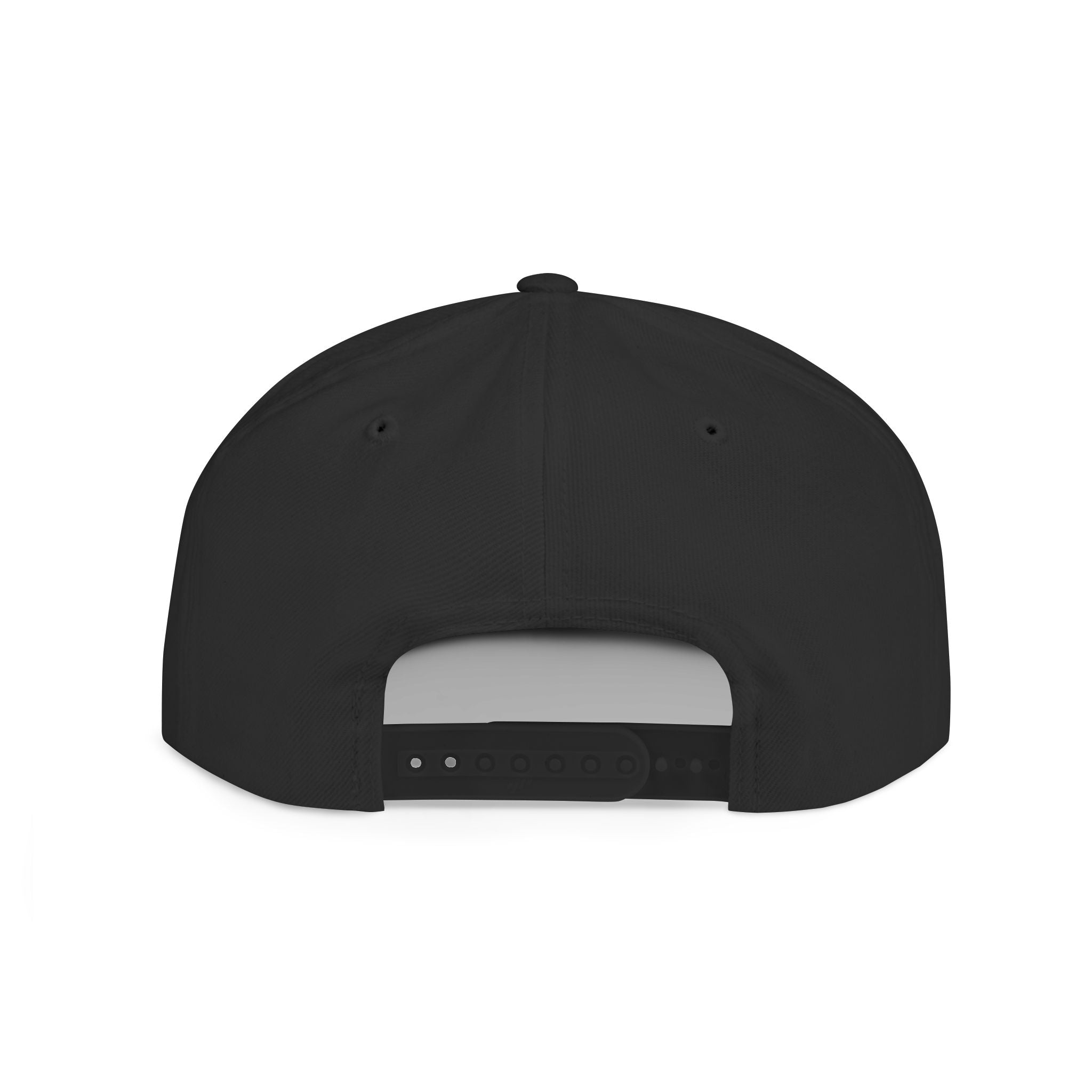 Black Kingpin logo Flat Bill Snapback | streetwear, embroidered cap