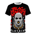 Blac Kingpin Ski Mask Graphic Tee | All-Over Print Shirt