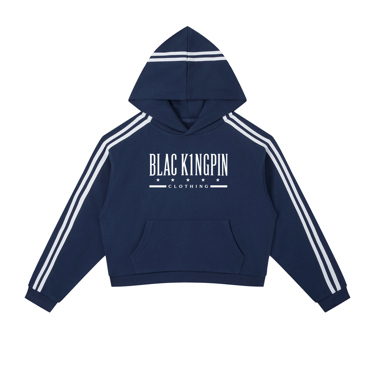 Blac K1ngpin Signature Stripe Hoodie