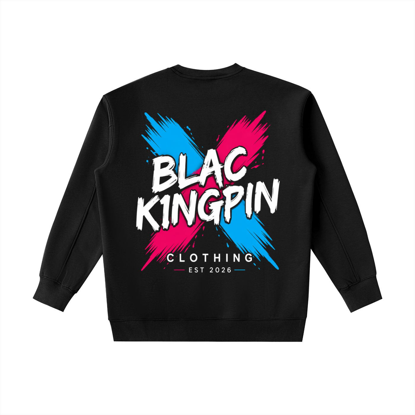 Blac K1ngpin Barcode Sweatshirt