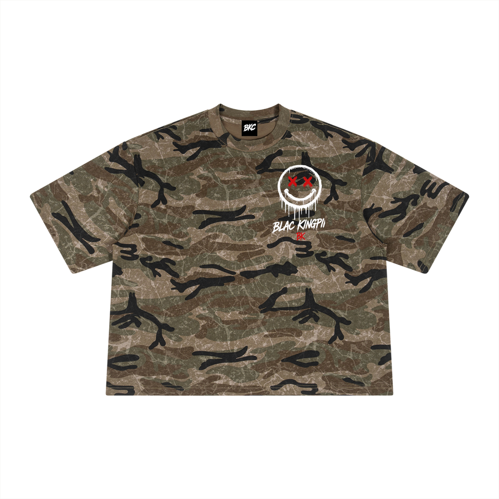Blac K1ngpin Paint X Camo Shirt