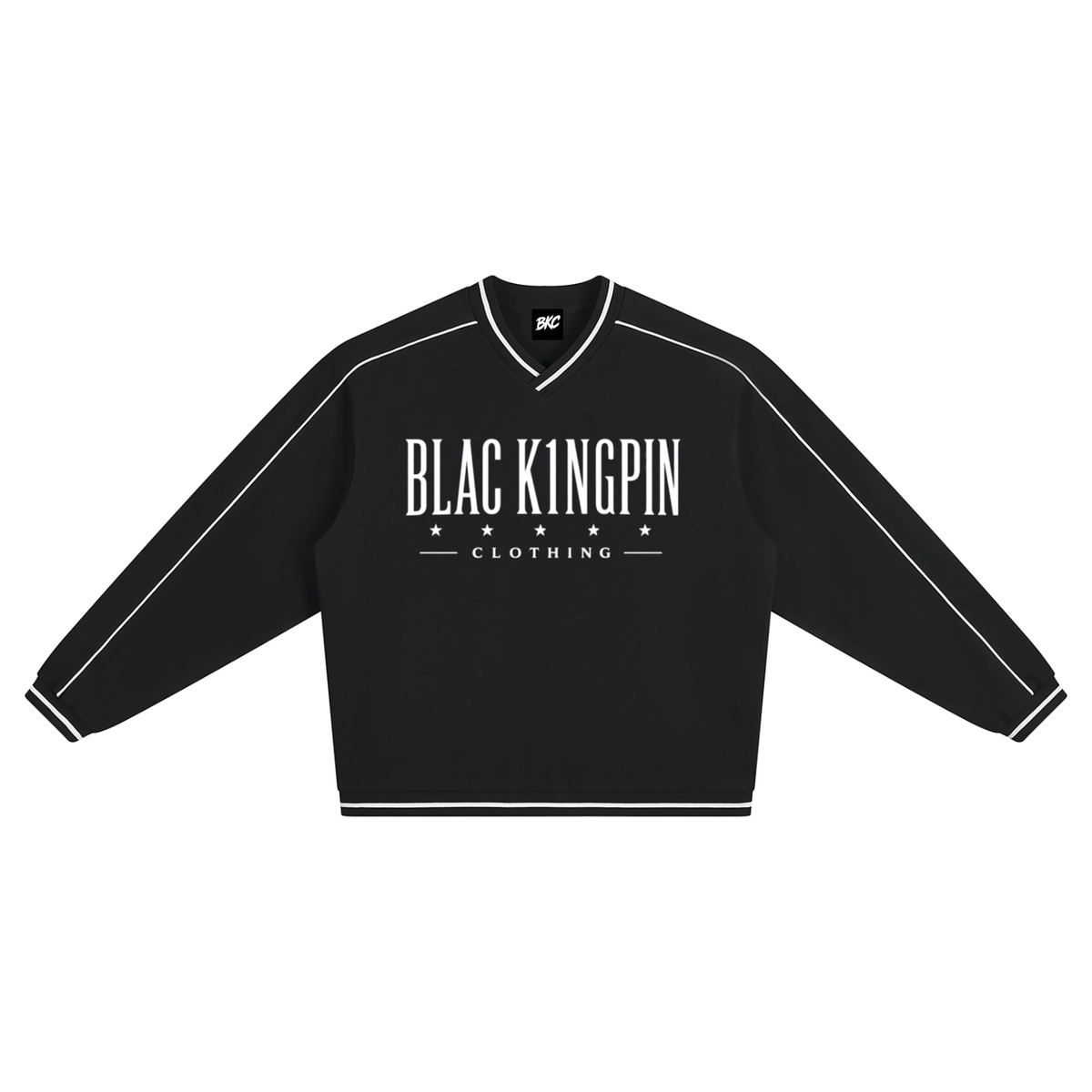 Blac K1ngpin V-Neck Sweatshirt