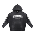 Vintage Washed Frayed Fleece Hoodie