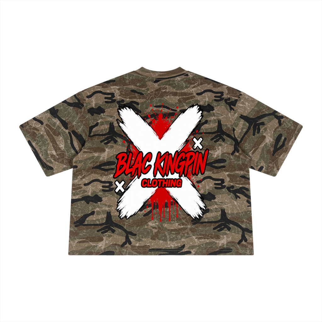 Blac K1ngpin Paint X Camo Shirt