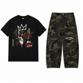 Blac K1ngpin Clothing Camo Skull Set