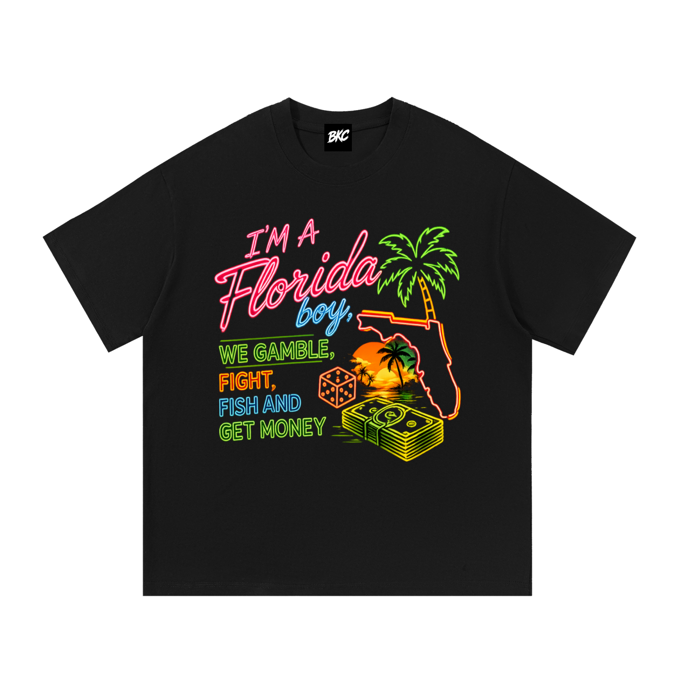I'm a Florida Boy Neon Nights T-Shirt