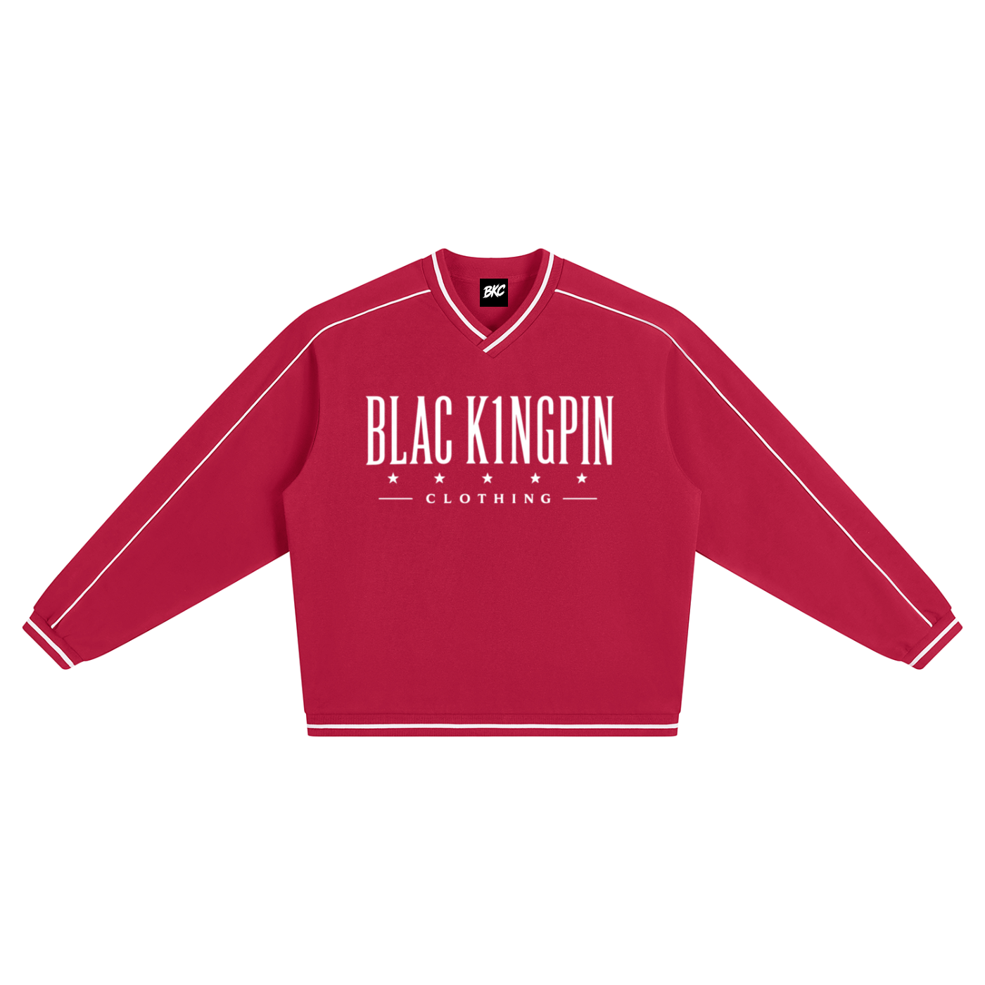 Blac K1ngpin V-Neck Sweatshirt