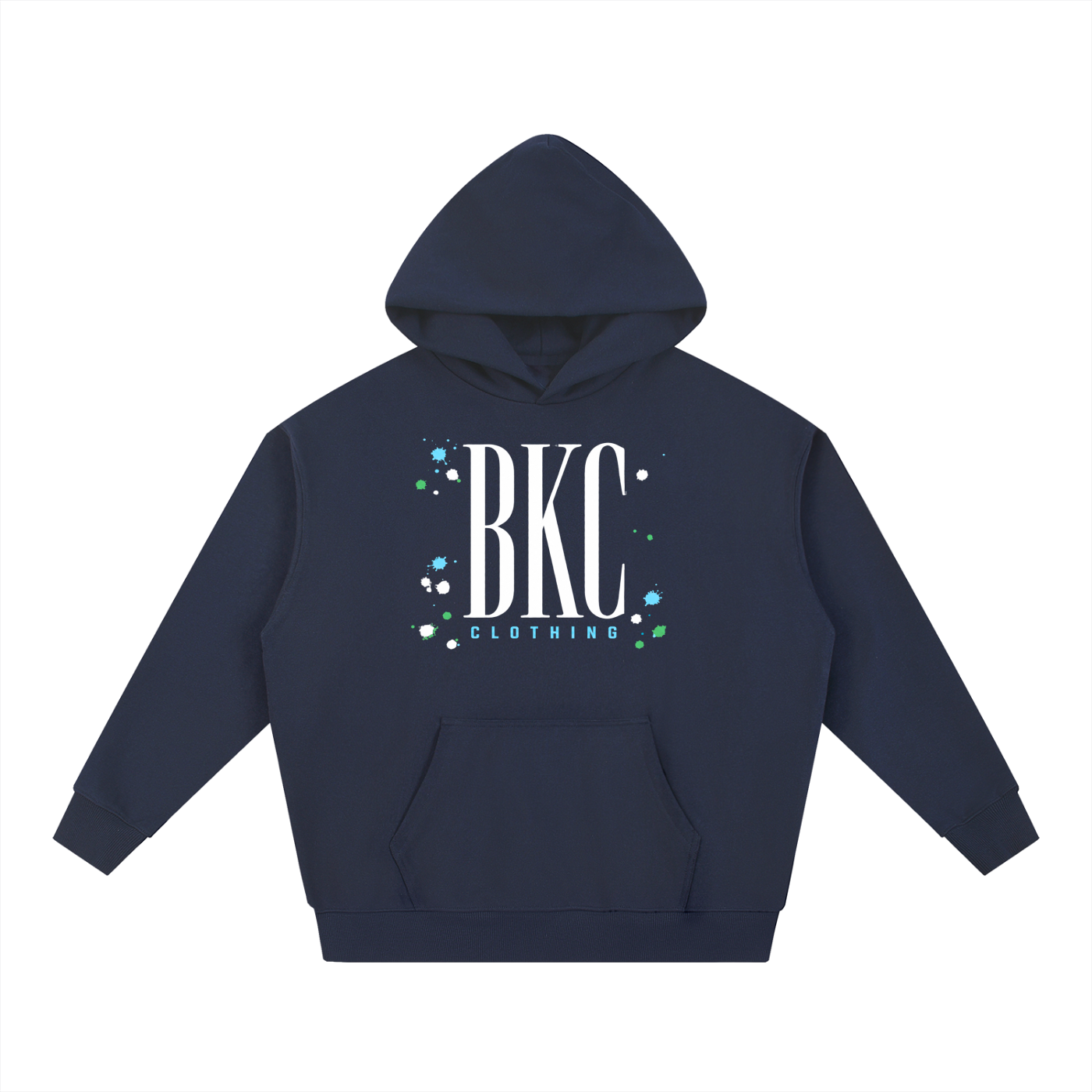 BKC Paint Splatter Logo Pullover Hoodie
