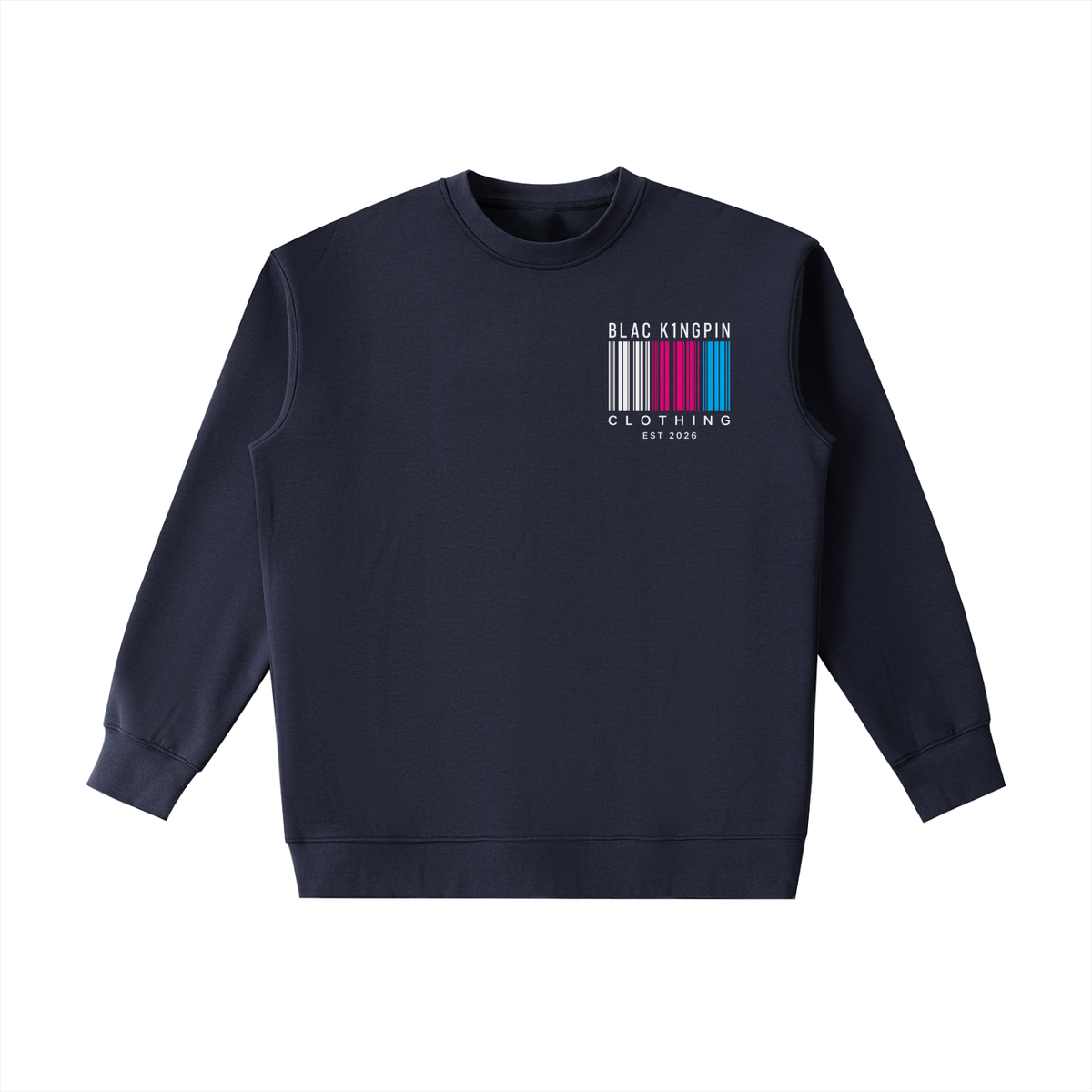 Blac K1ngpin Barcode Sweatshirt