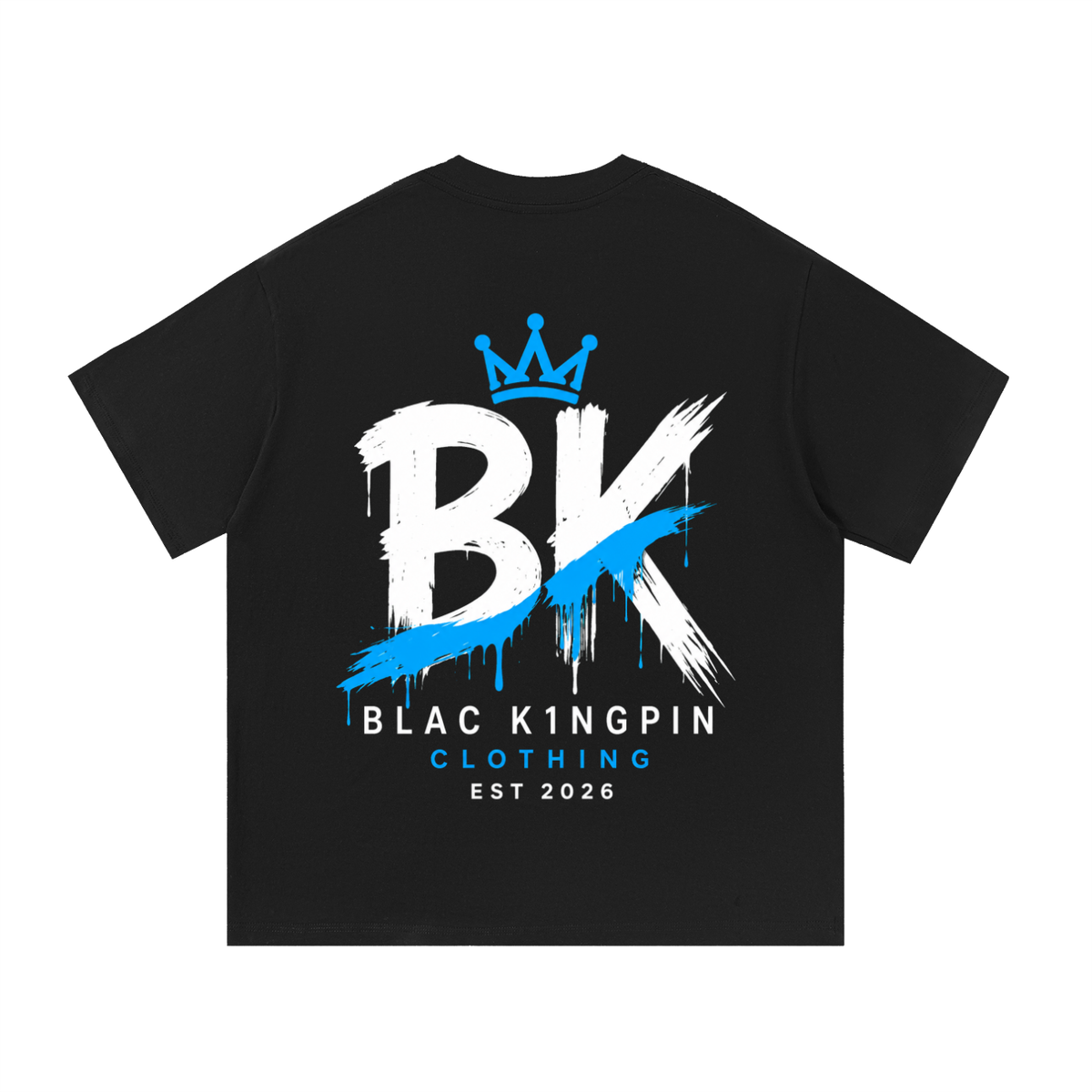 Blac K1ngpin Skull Barbed Wire Tee