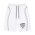Unisex Piping Drawstring Shorts