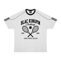 Blac K1ngpin Tennis Club Raglan Tee
