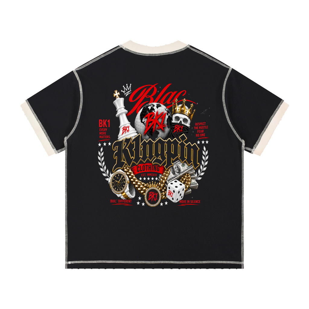 Contrast-Stitched Cotton T-Shirt