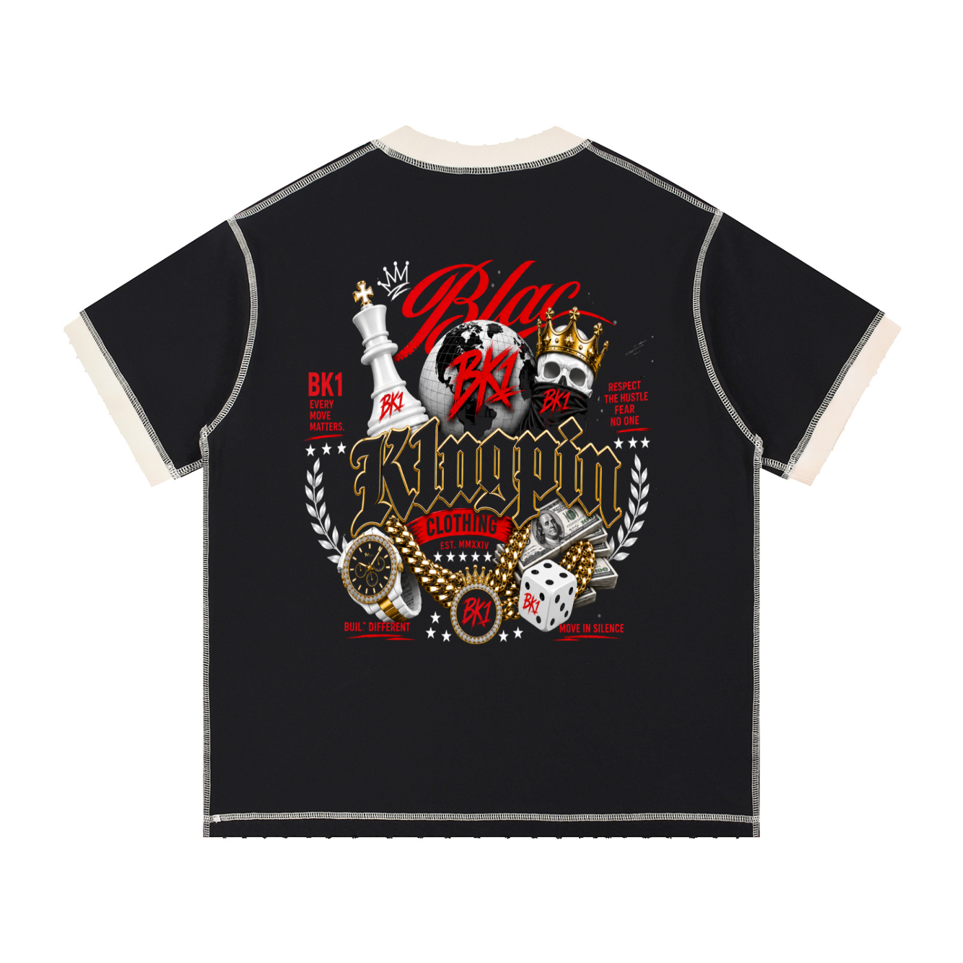 Contrast-Stitched Cotton T-Shirt