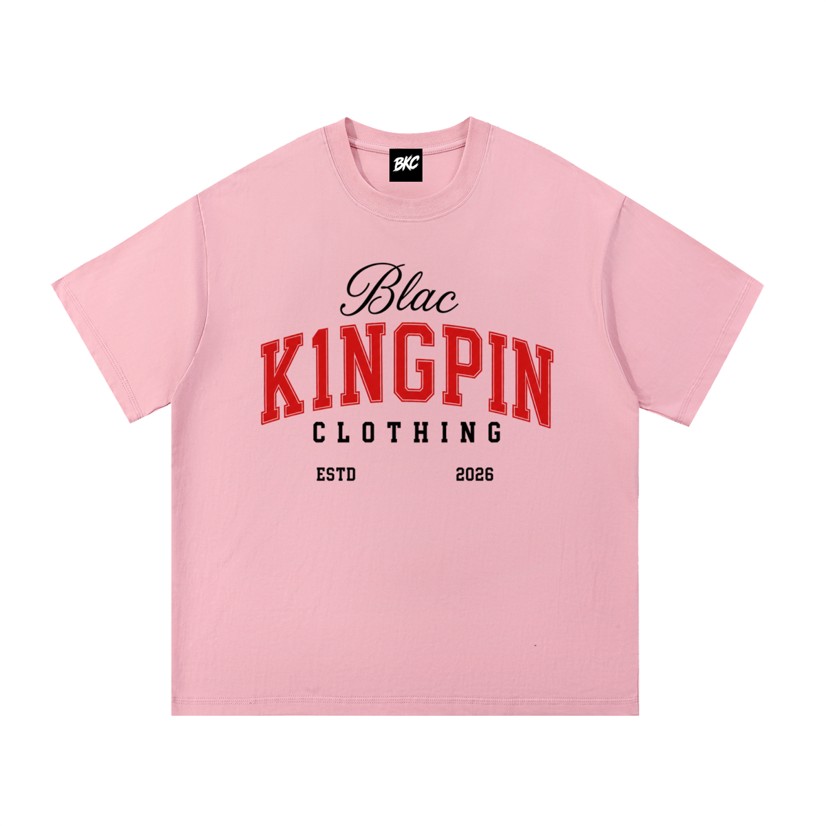 BLAC K1NGPIN Collegiate Varsity Tee