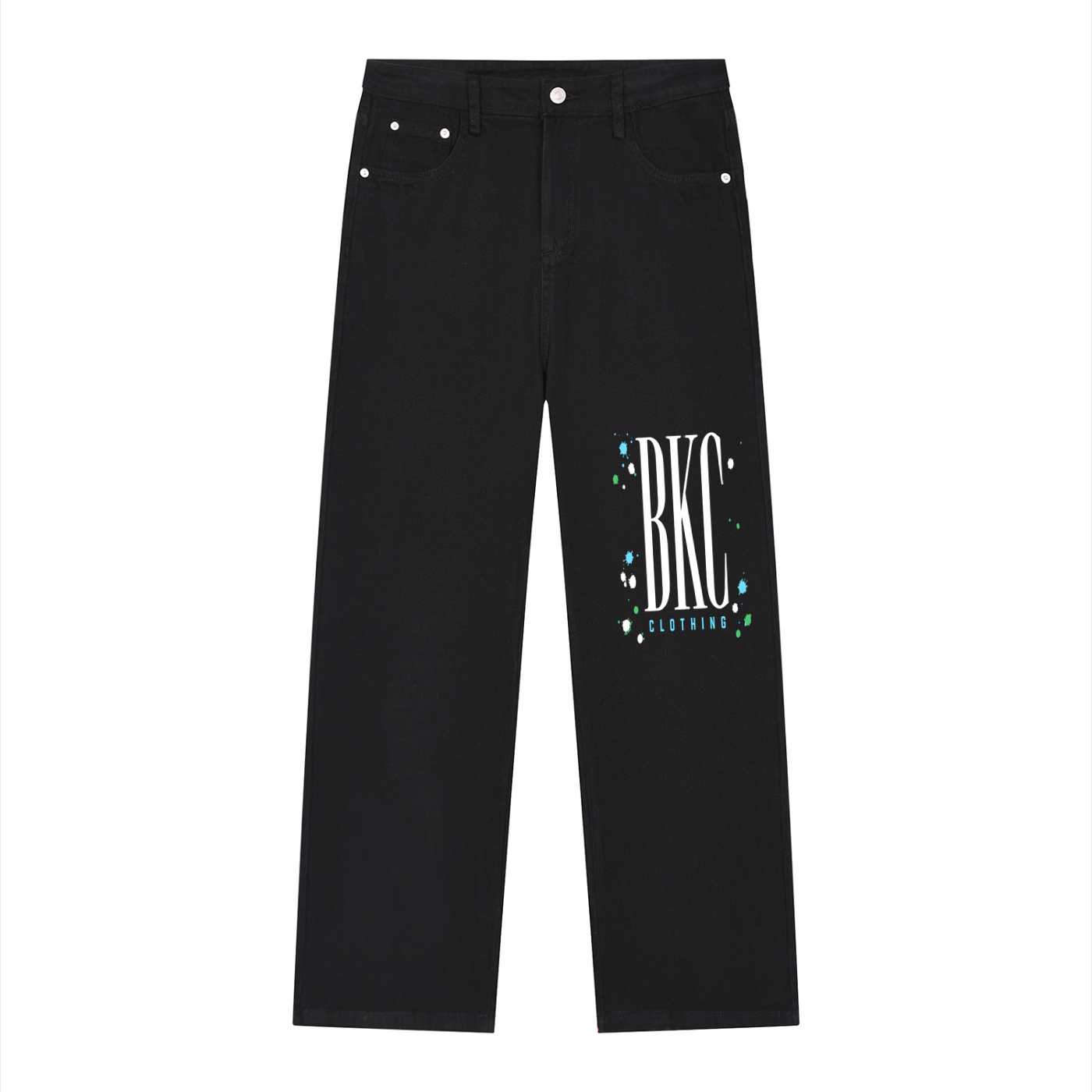 Blac K1ngpin BKC Paint Splash Jeans