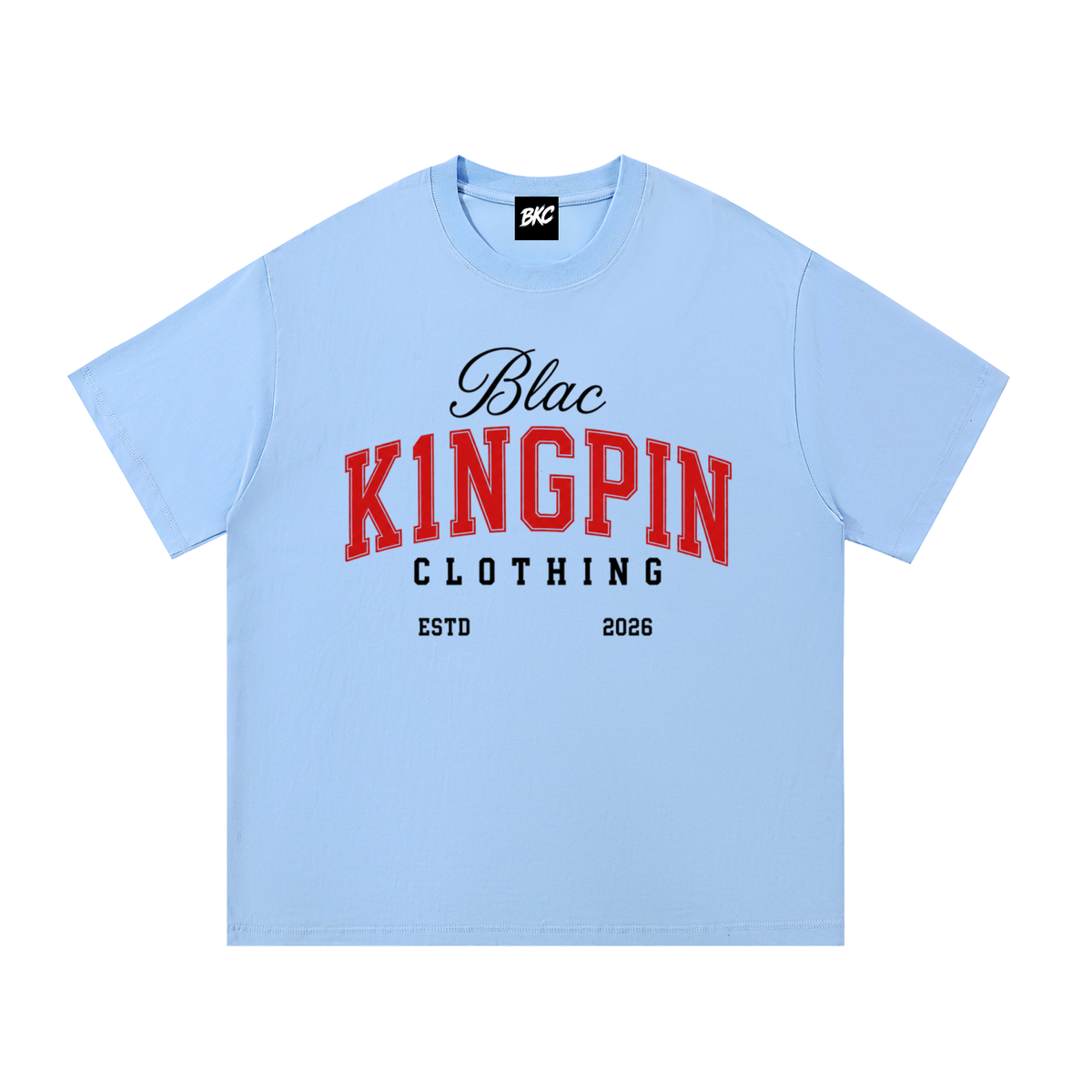 BLAC K1NGPIN Collegiate Varsity Tee