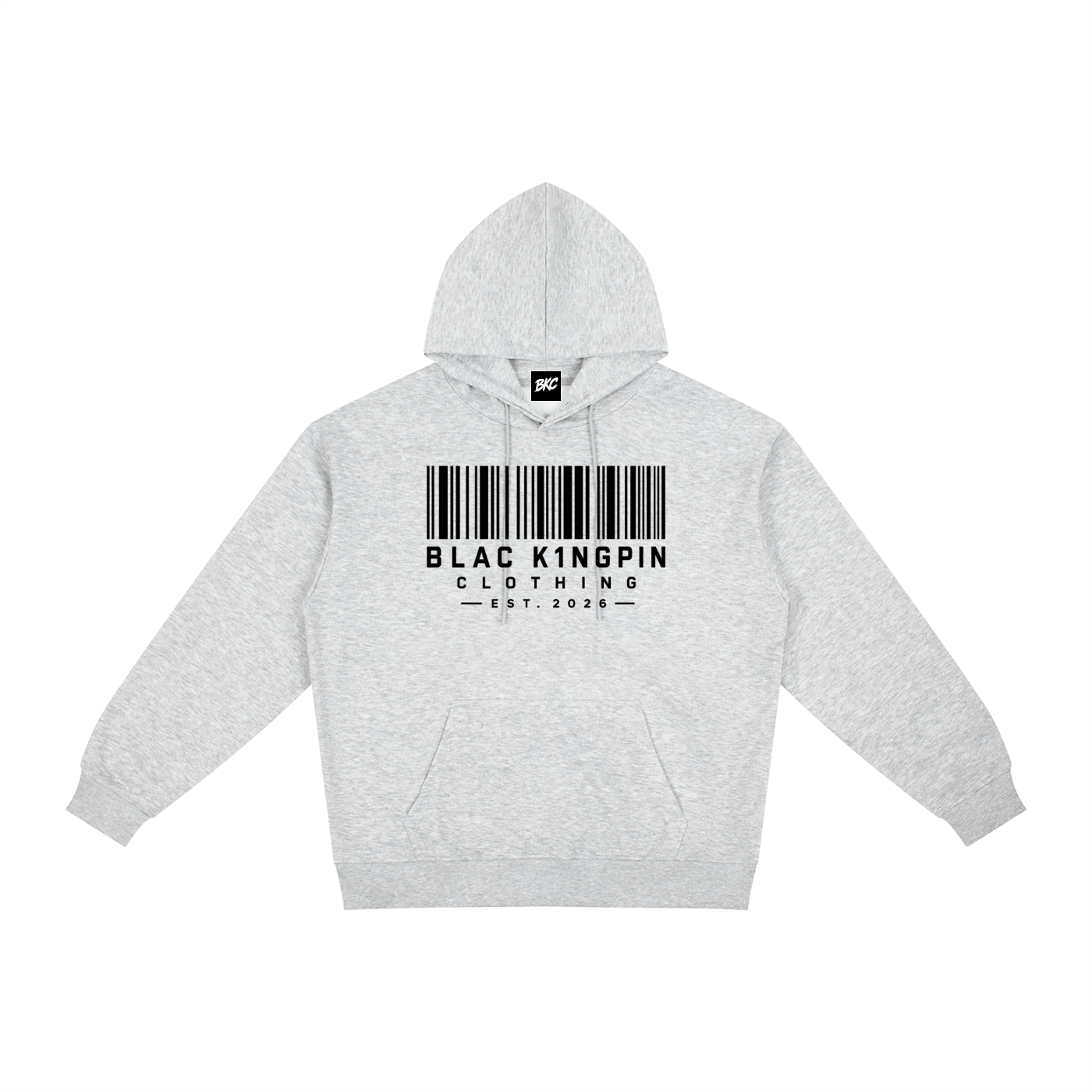 Blac K1ngpin Barcode Hoodie