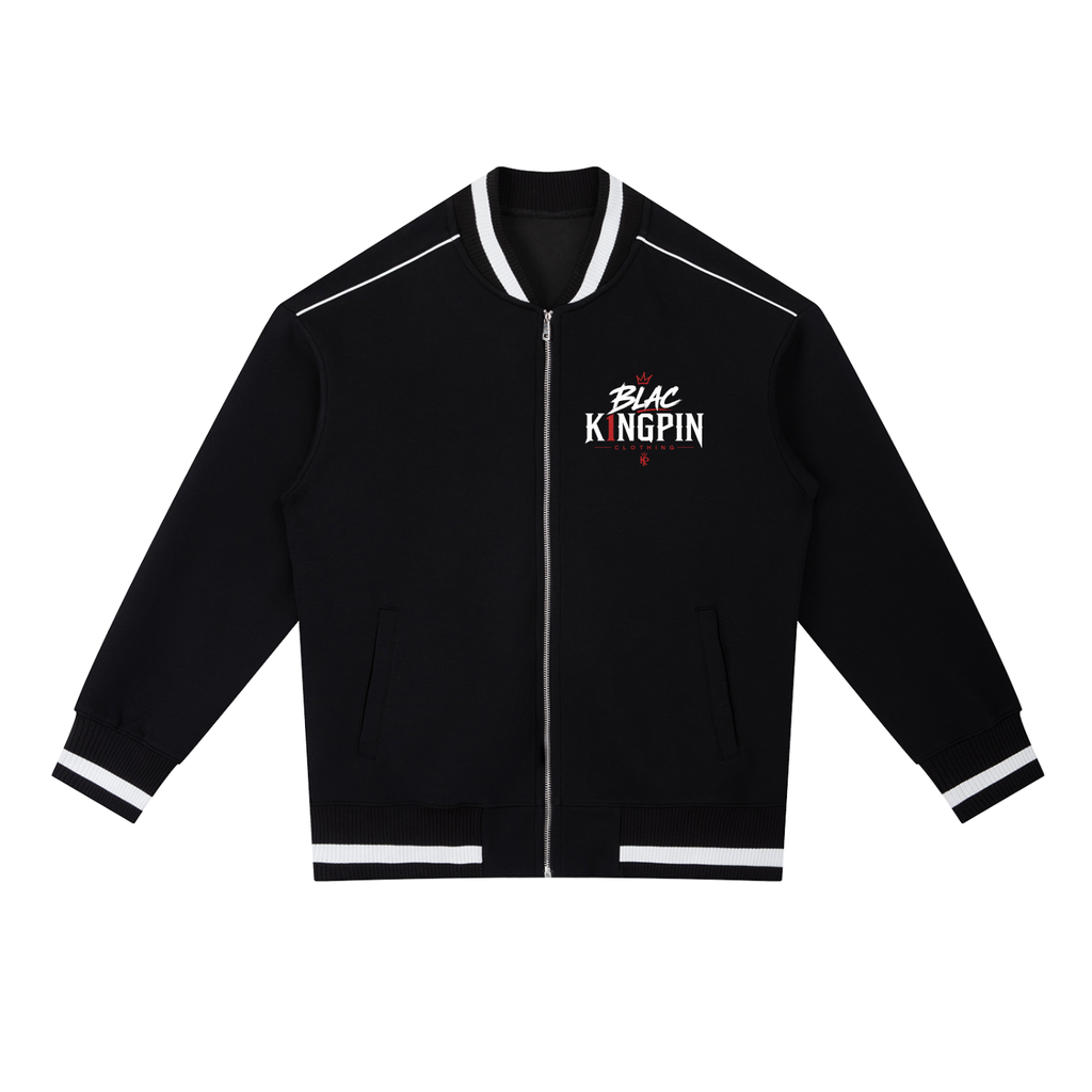 Blac K1ngpin Signature Varsity Bomber Jacket