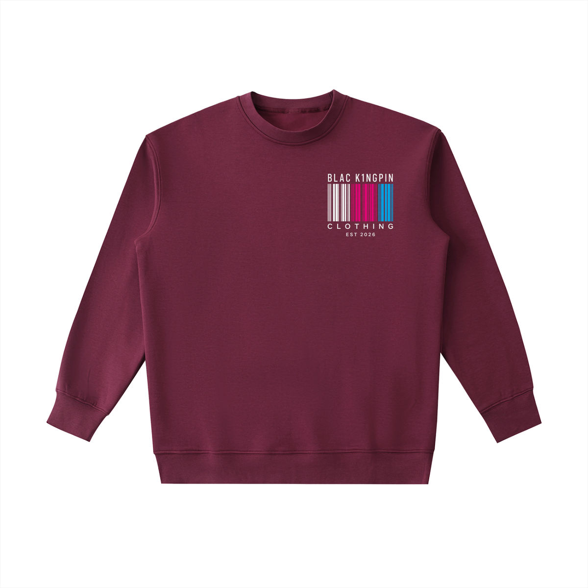 Blac K1ngpin Barcode Sweatshirt