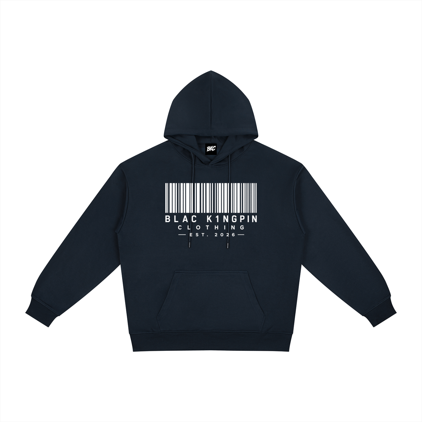 Blac K1ngpin Barcode Hoodie