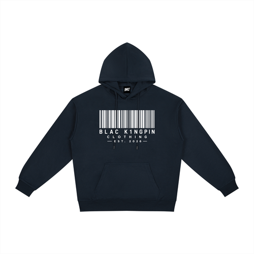 Blac K1ngpin Barcode Hoodie